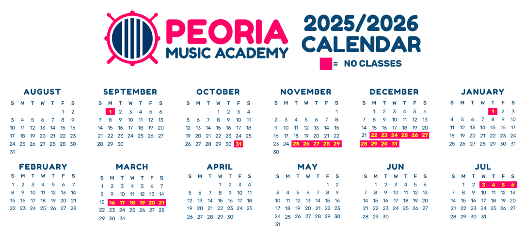 2025 PMA Website Calendar